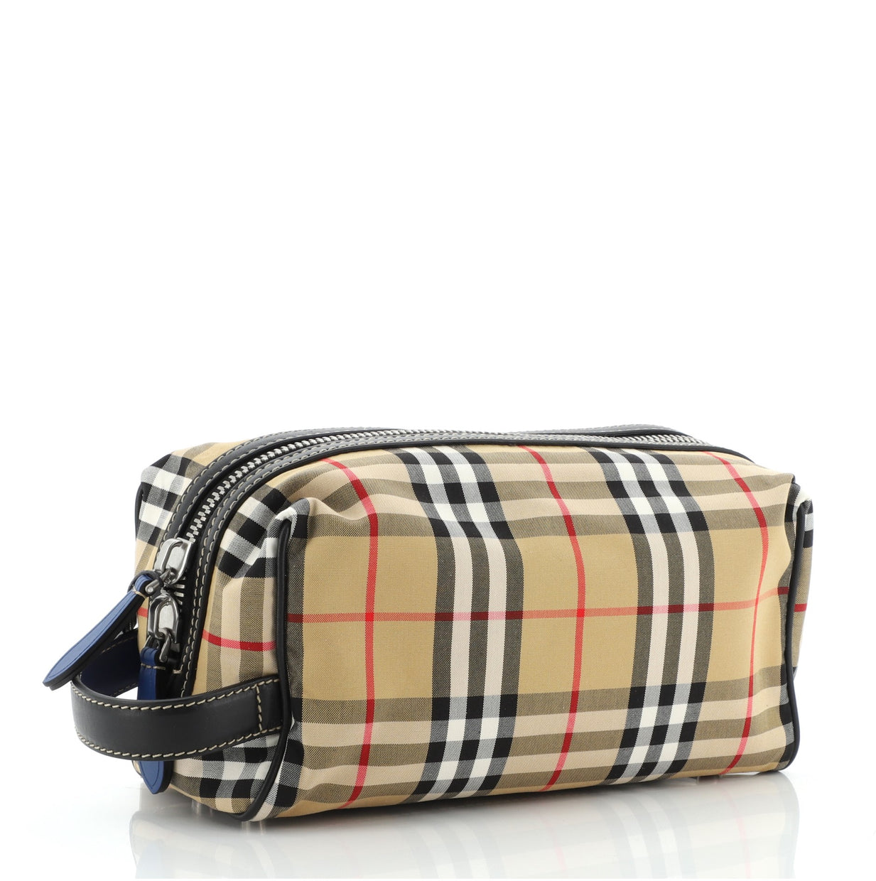 Burberry Cosmetic Pouch Vintage Check Canvas 617934 - Rebag