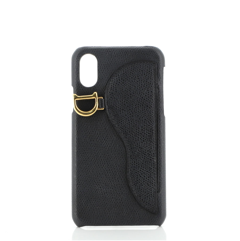 Dior Black Cannage Leather Lady Dior iPhone X Case Dior  TLC
