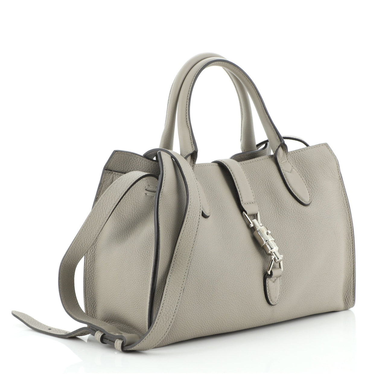 Gucci Jackie Soft Tote Leather Small Neutral 65777191