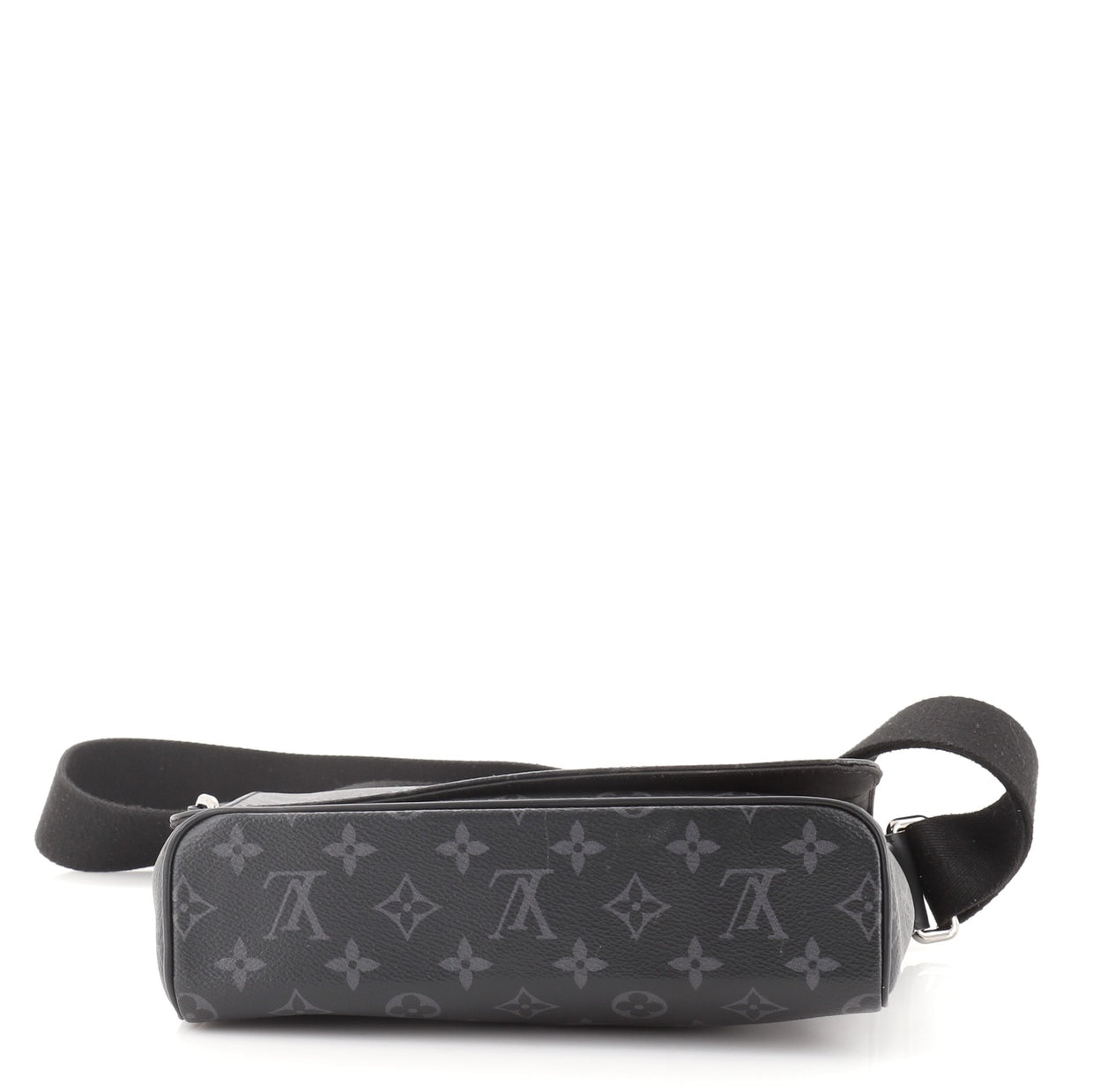 Louis Vuitton Men’s Messenger Voyage Pm Shoulder Bag Monogram Eclipse Black  Gray