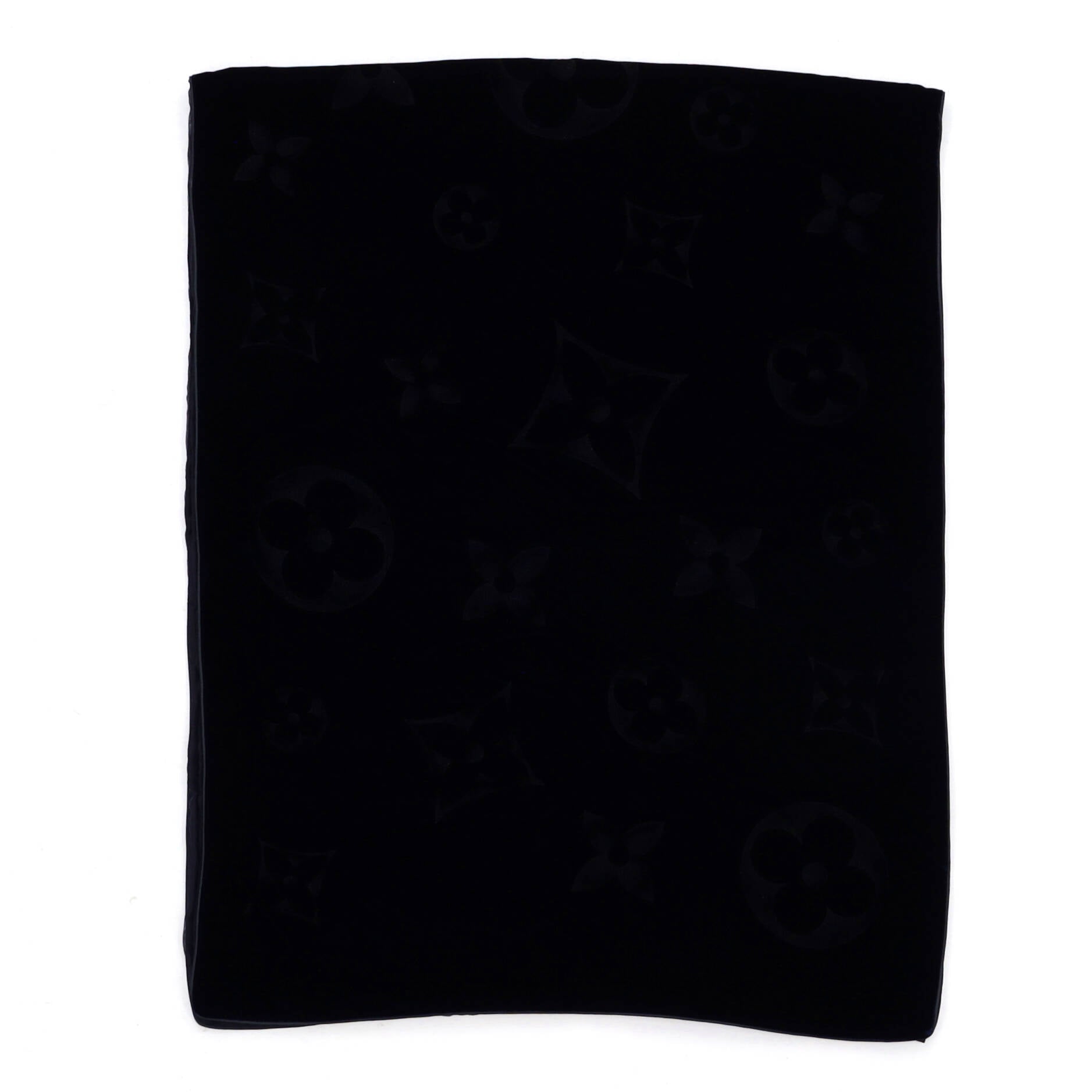 Louis Vuitton pre-owned Logo Tag Wool Scarf - Farfetch