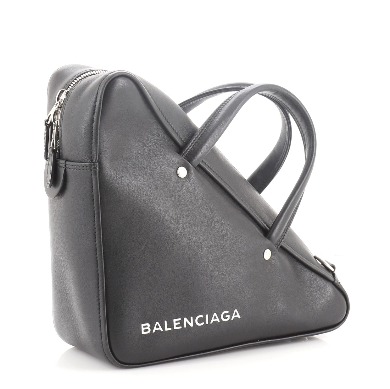 Balenciaga Triangle Duffle Bag Leather XS 66632142 - Rebag