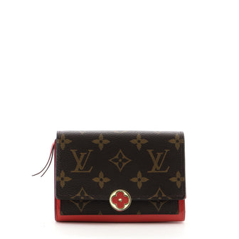 Flore Compact Wallet Monogram Canvas