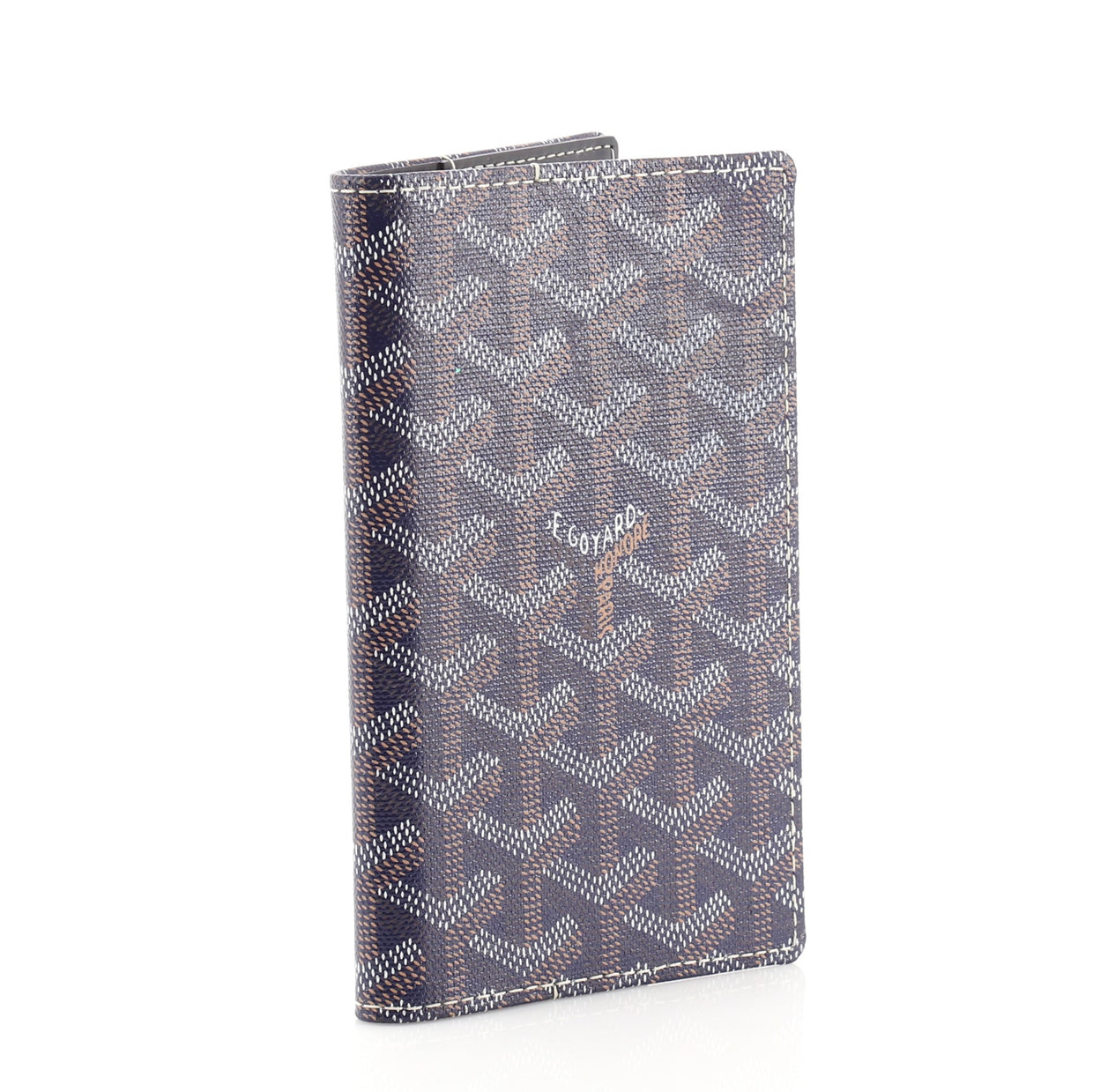 Goyard Passport Holder Coated Canvas Blue 677301