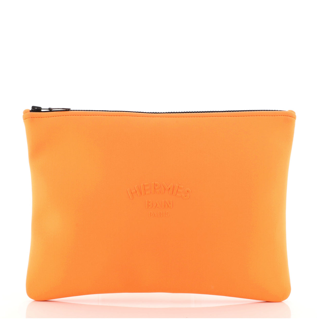 Hermes Neobain Case Neoprene Large Orange 68366125