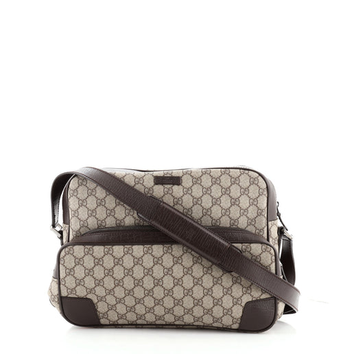 Gucci Reporter Messenger Bag GG Coated 