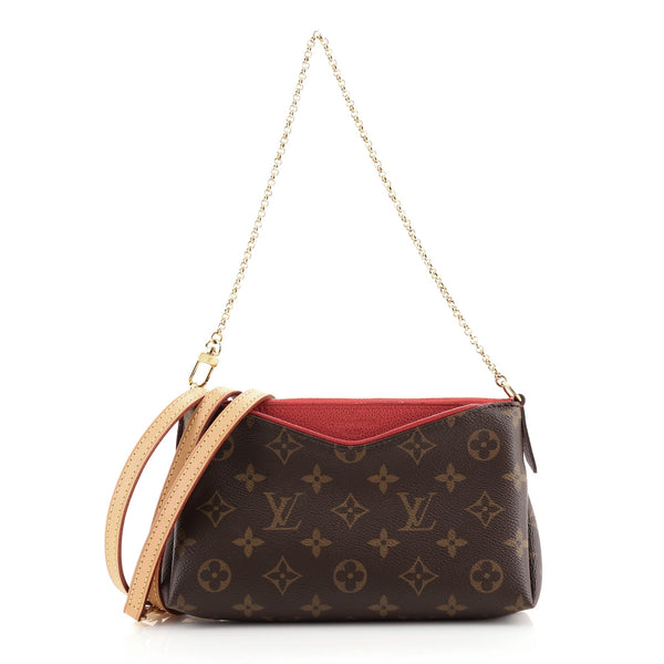 Louis Vuitton Pallas Clutch Monogram Canvas at 1stDibs