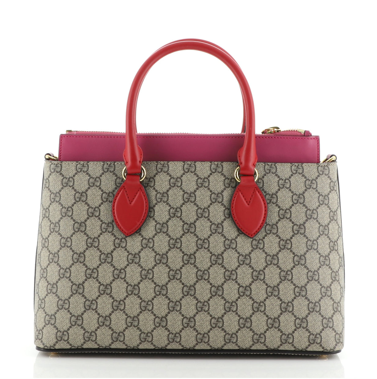 Gucci Linea A Convertible Tote GG Coated Canvas Small 7004419 - Rebag