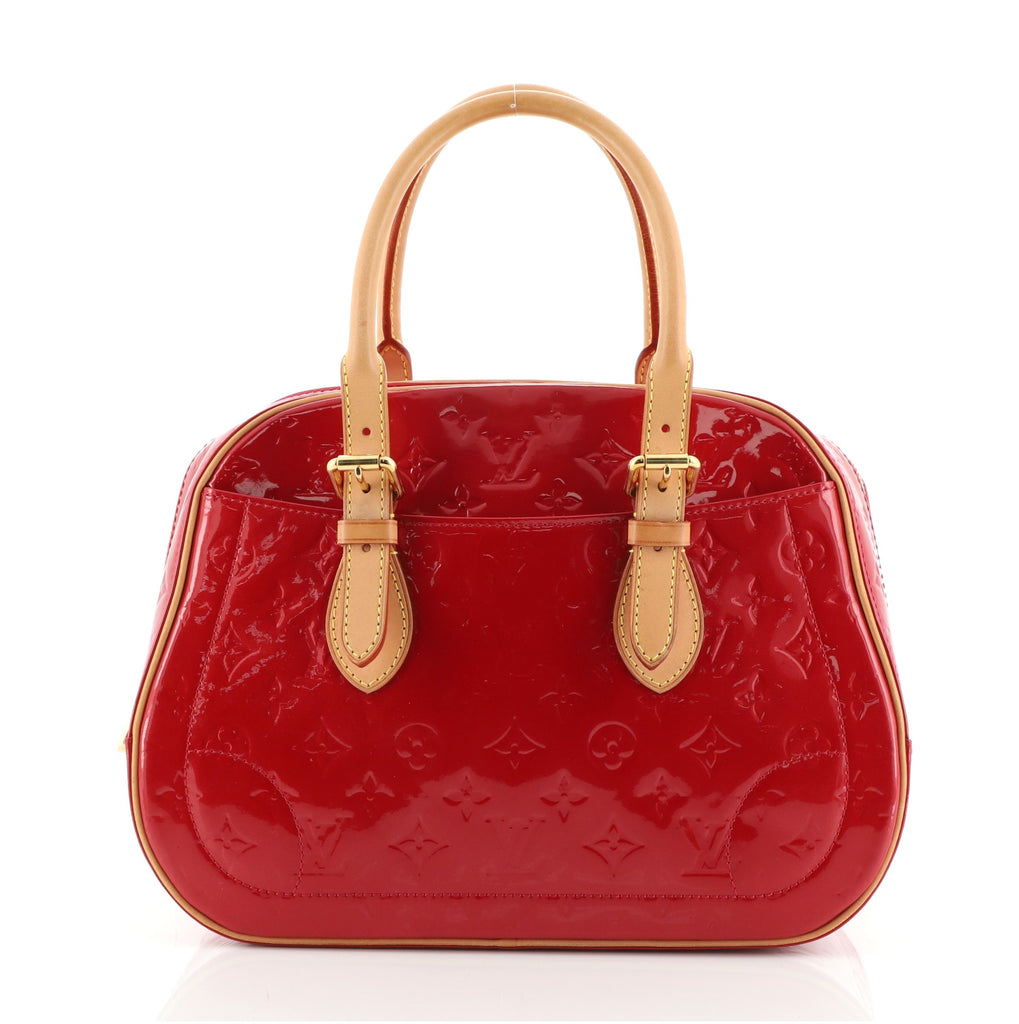 Louis Vuitton Summit Drive Handbag Monogram Vernis Red 70724239