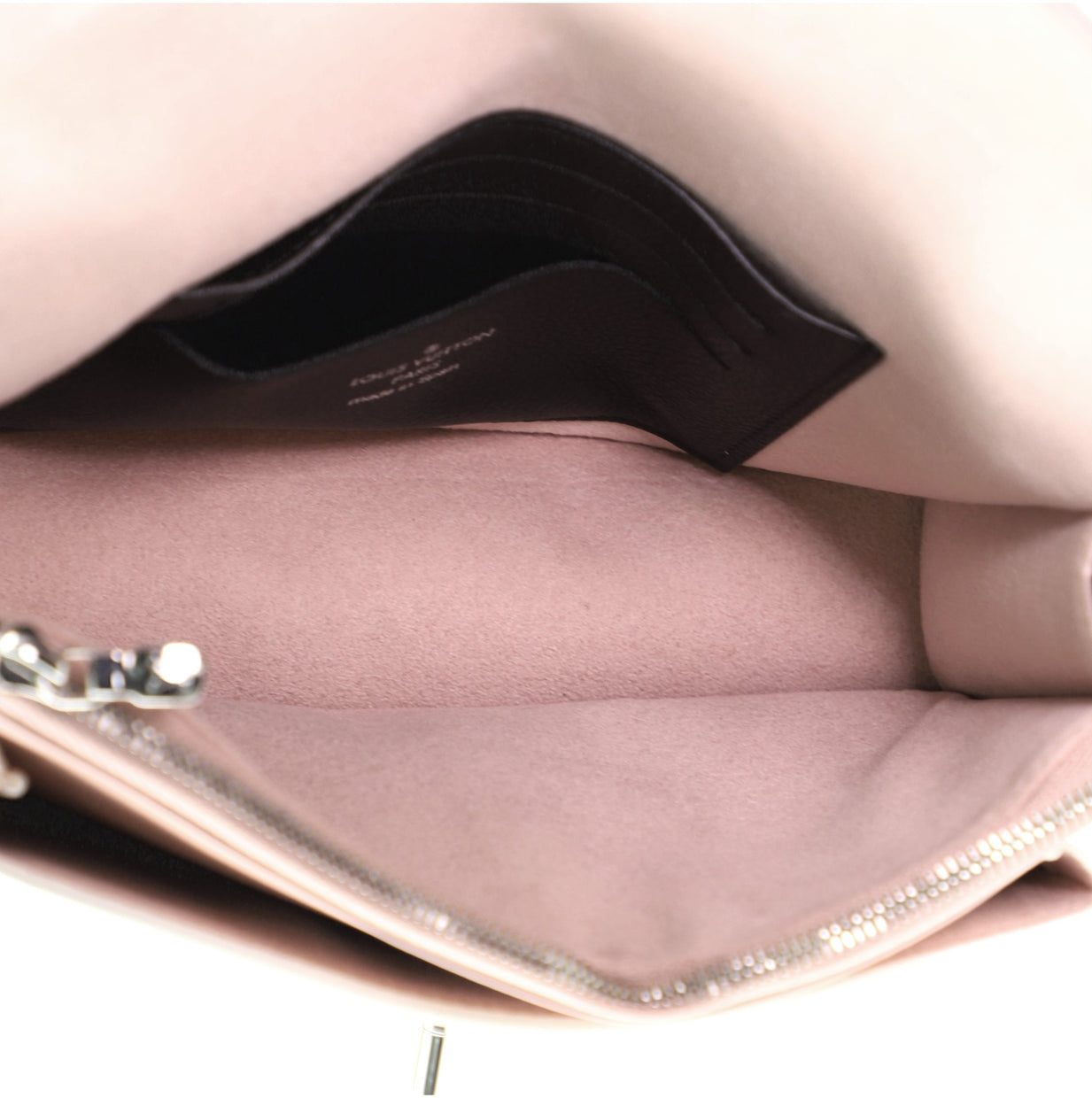 Louis Vuitton Mini Mylockme with chain pochette Beige Leather ref.186103 -  Joli Closet