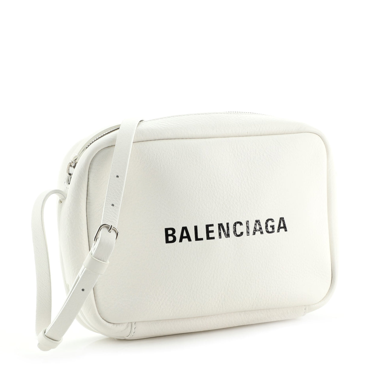 Balenciaga Everyday Camera Bag Leather Small White 74125213