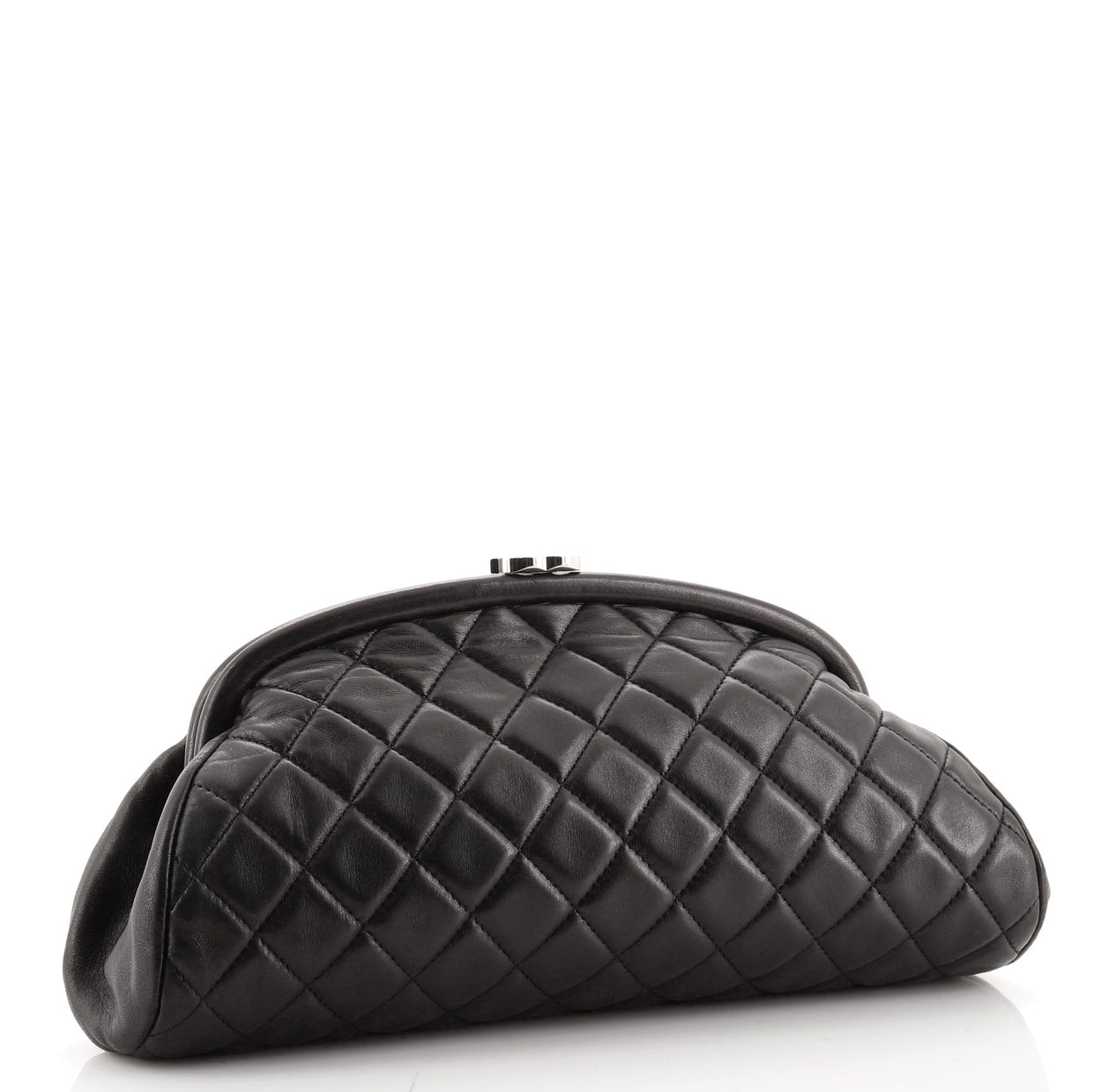Chanel Timeless Clutch Quilted Lambskin Black 7412594