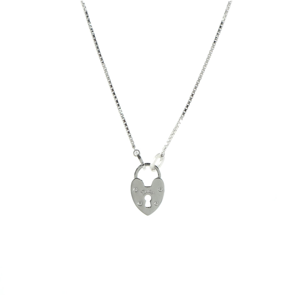 dior heart lock necklace