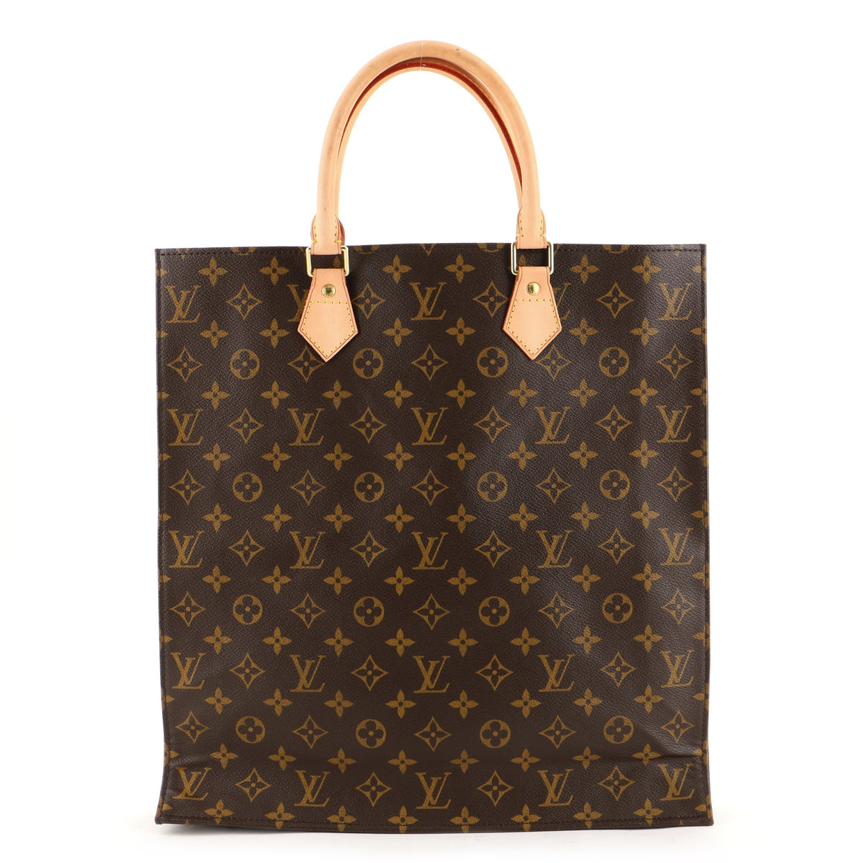 Louis Vuitton Sac Plat Handbag Monogram Canvas GM - Rebag