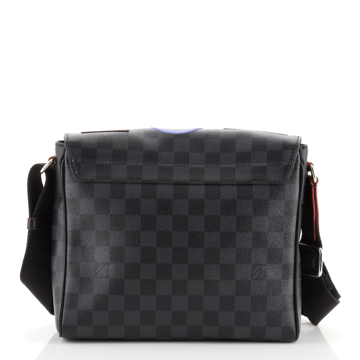 N40040 Louis Vuitton 2018 Damier Graphite District Messenger Bag