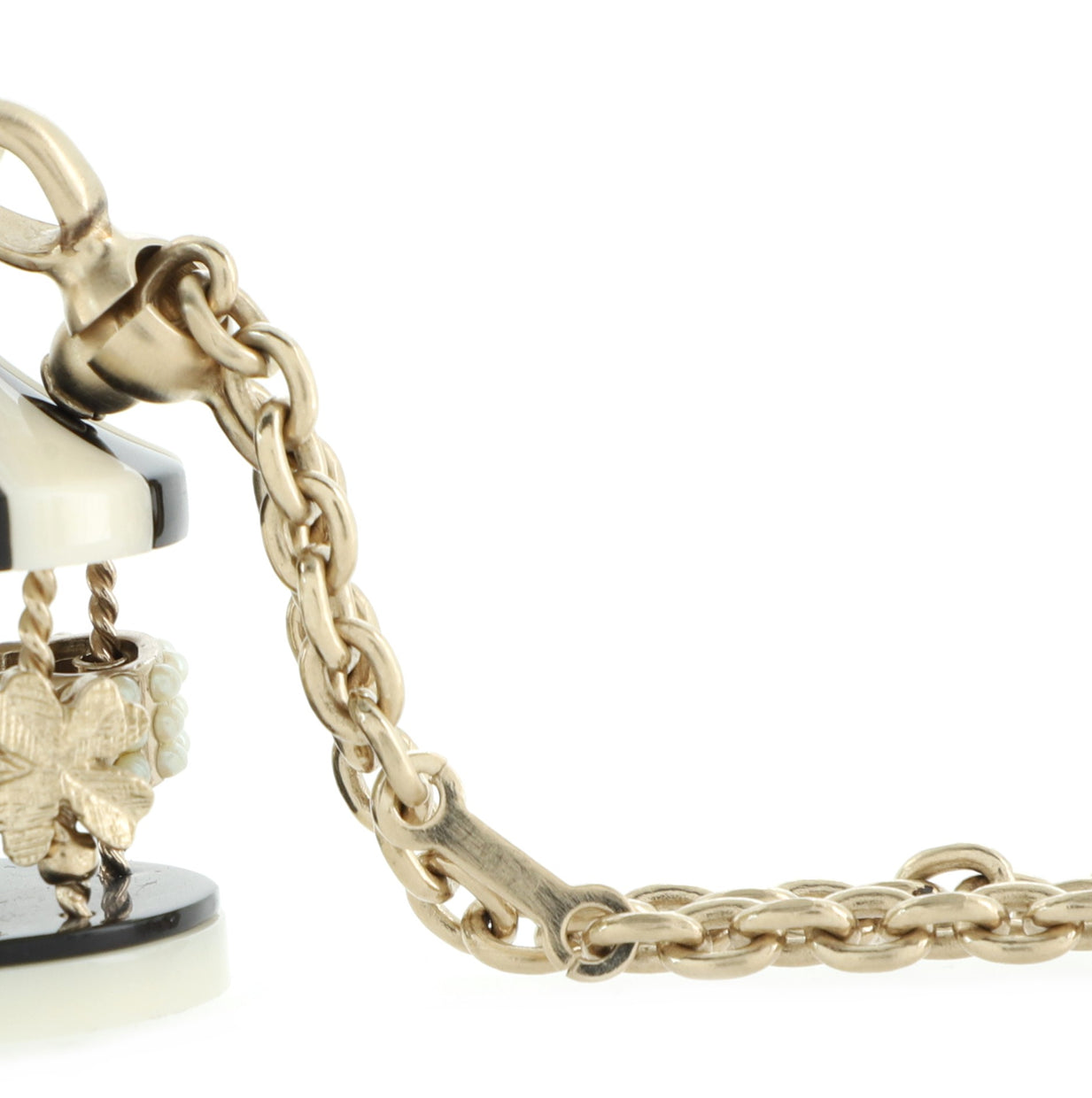 Chanel Carousel Chain Charm Pendant & Charms Faux Pearls, Beads and ...