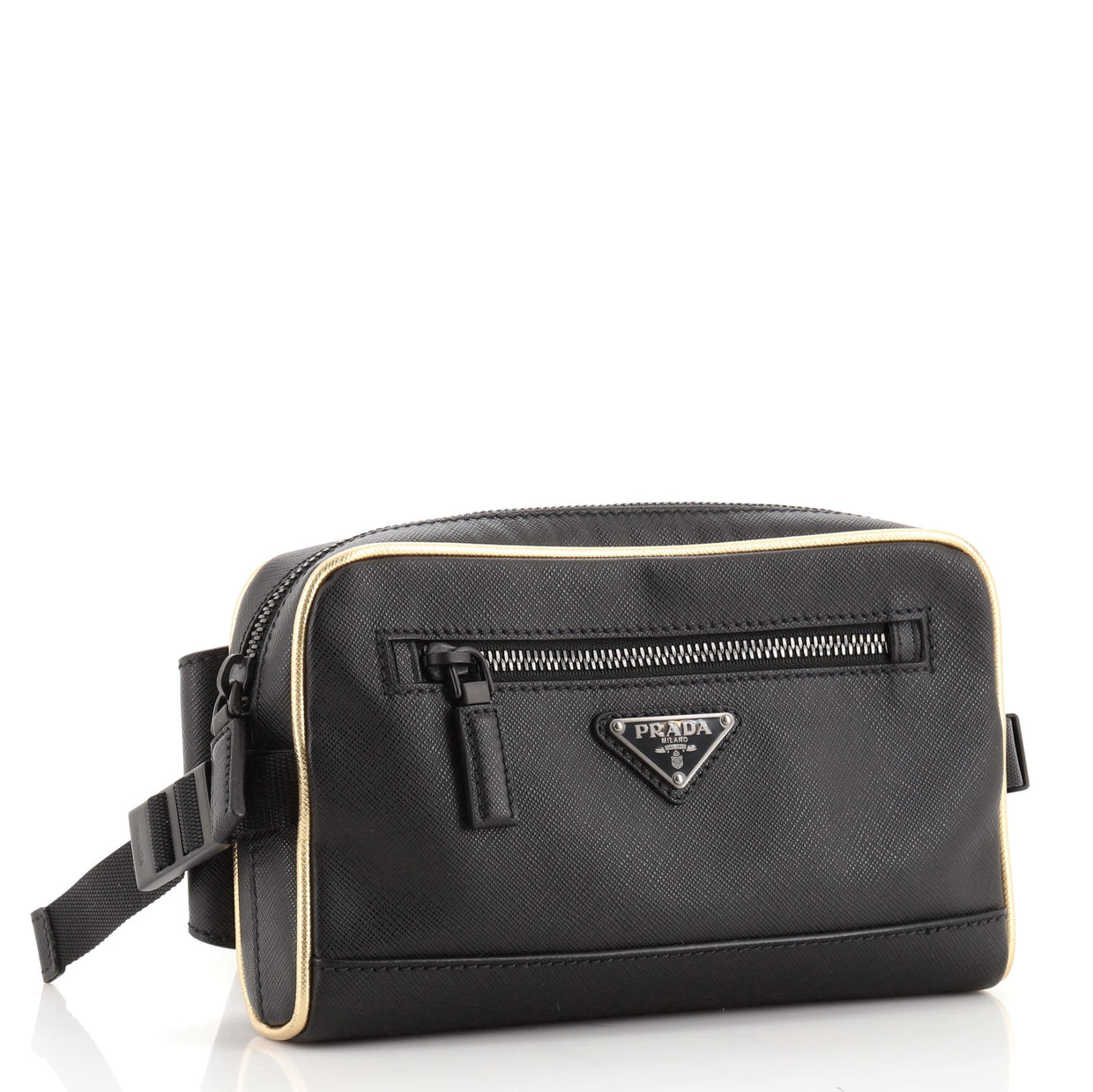 Prada Zip Waist Bag Saffiano Leather Small 77346445 - Rebag