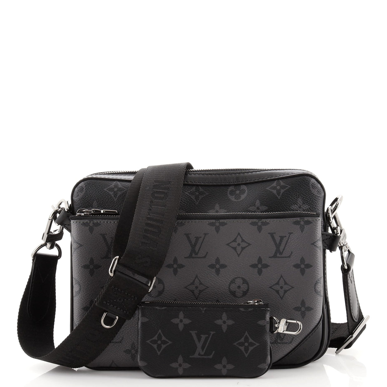 Louis Vuitton Trio Messenger Bag Reverse Monogram Eclipse Black 776511