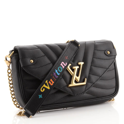 Louis Vuitton Black Quilted Leather New Wave Multi-Pochette, myGemma