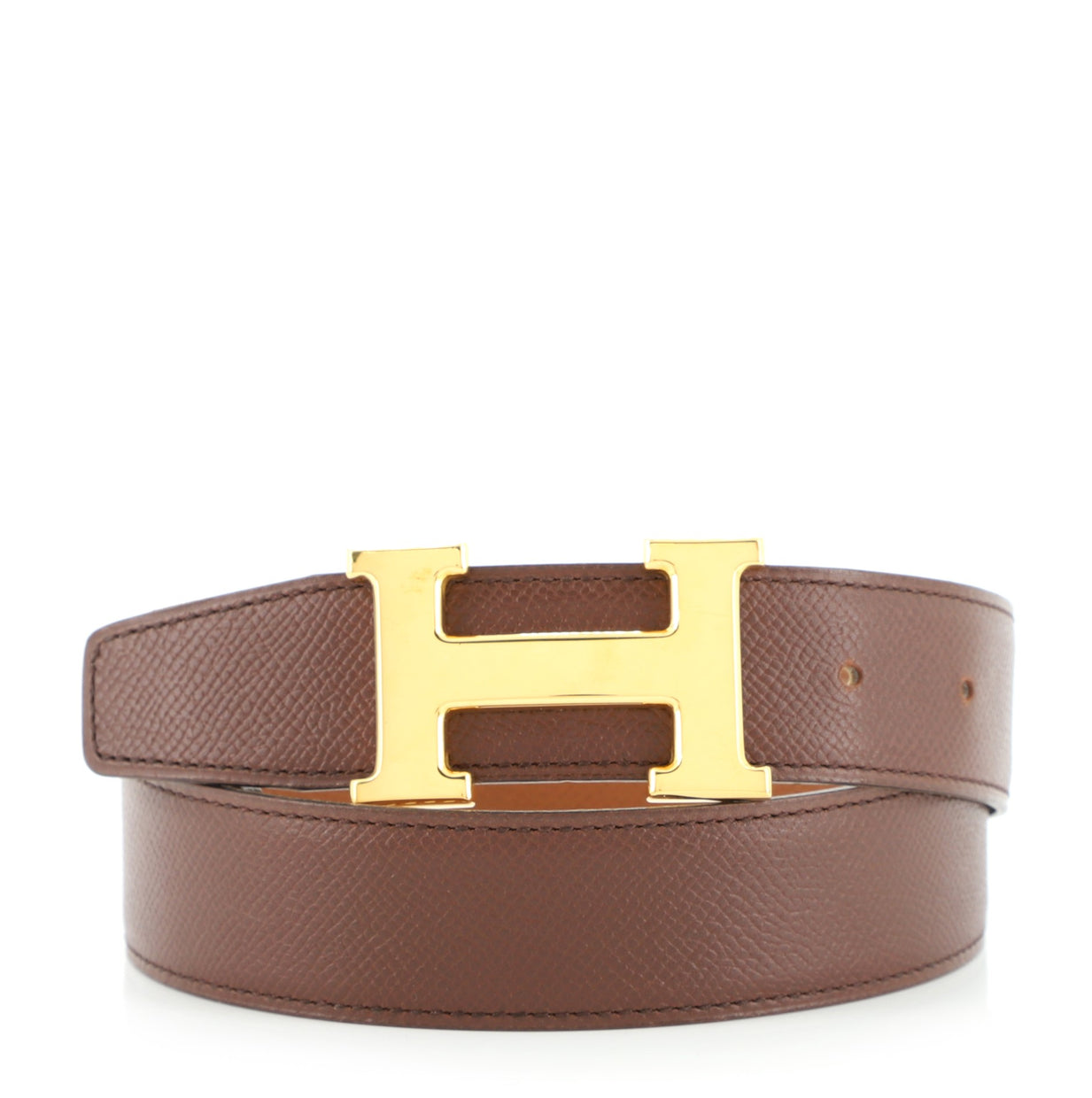 Hermes Constance Reversible Belt Leather Medium 70 78906170 - Rebag
