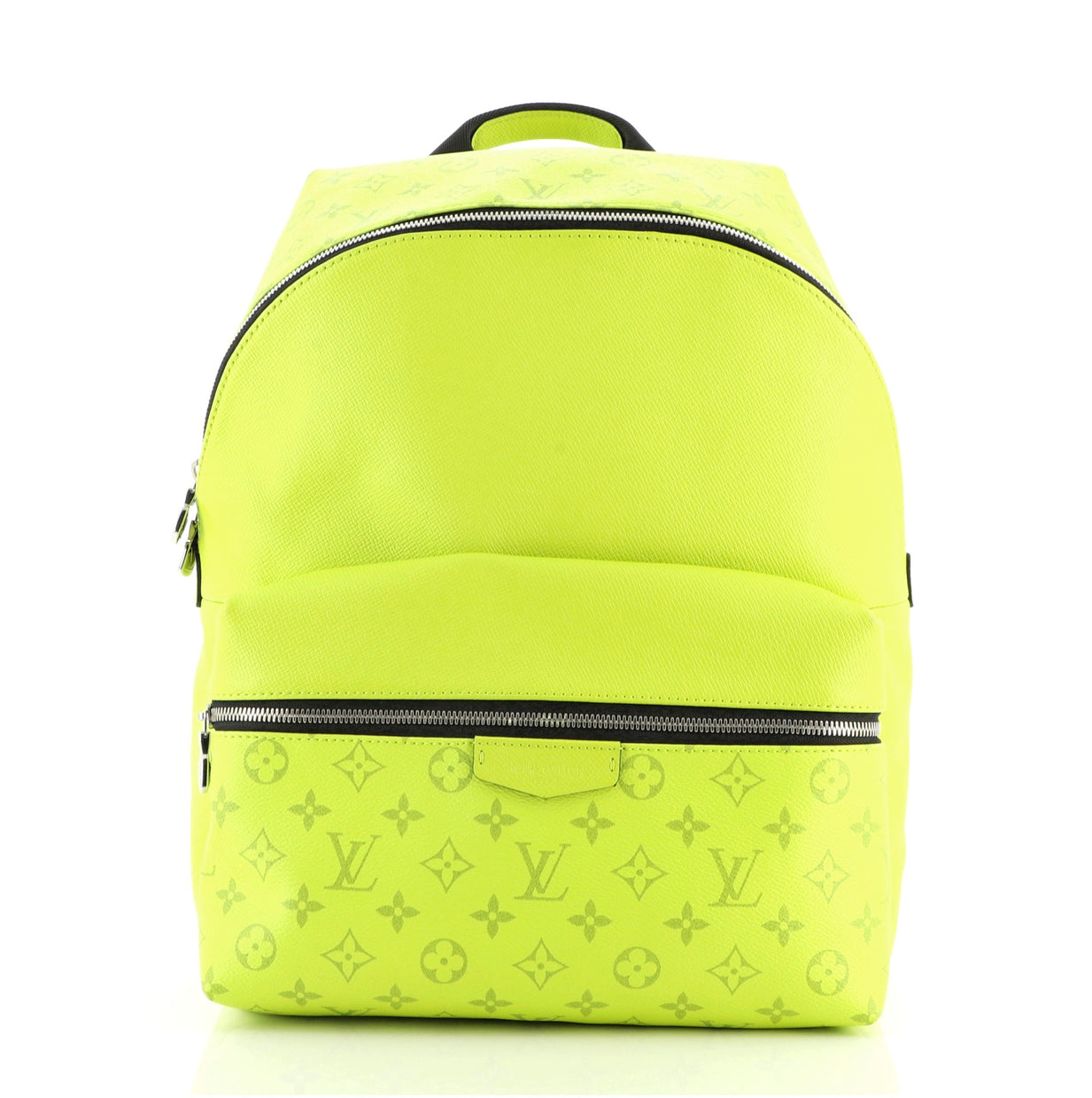 Louis+Vuitton+Discovery+Backpack+PM+Green+Lime+Monogram+Taigarama+Leather  for sale online