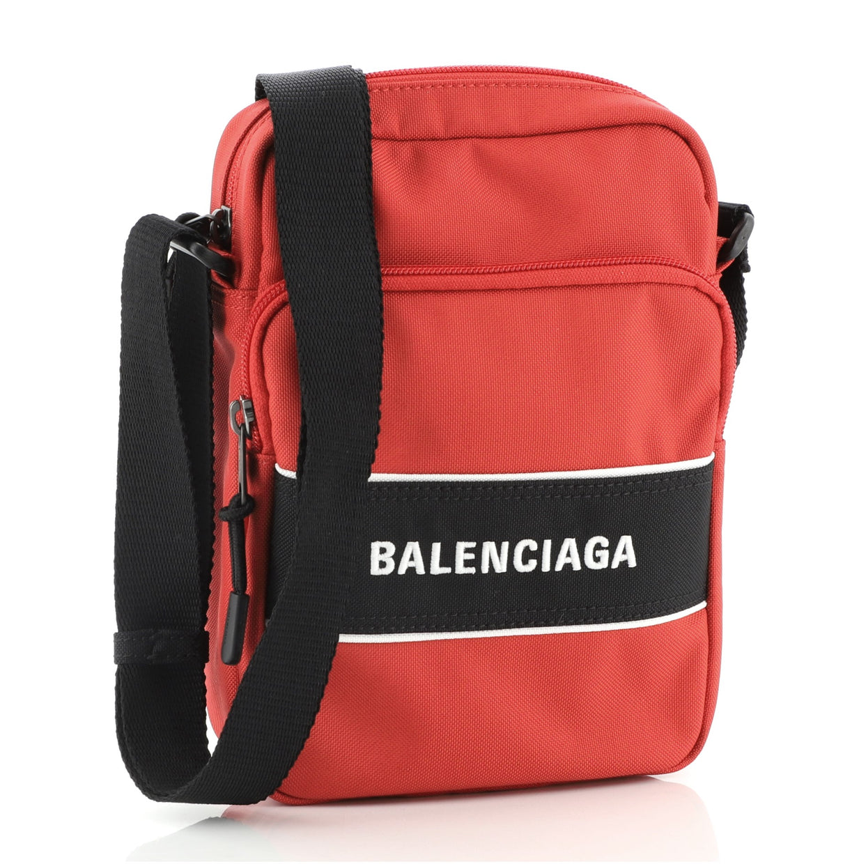 Balenciaga Sports Messenger Bag Nylon Small Red 7890681