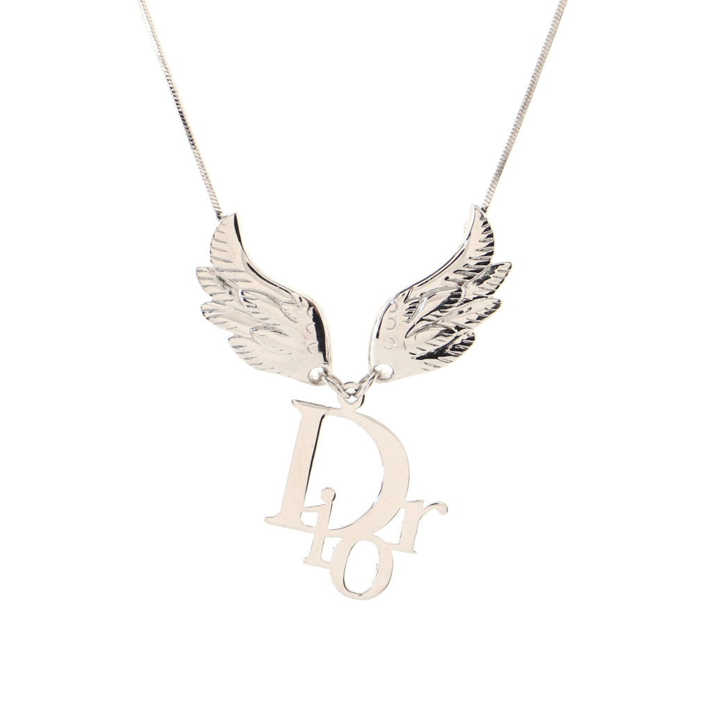 Diorevolution Necklace SilverFinish Metal with White Resin Pearl  DIOR