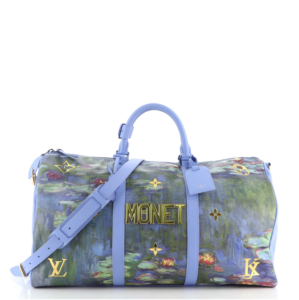 Keepall cloth travel bag Louis Vuitton Multicolour in Cloth - 25272171
