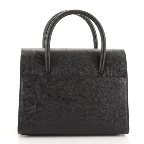 Christian Dior St Honore Tote Leather Medium Black 79559150