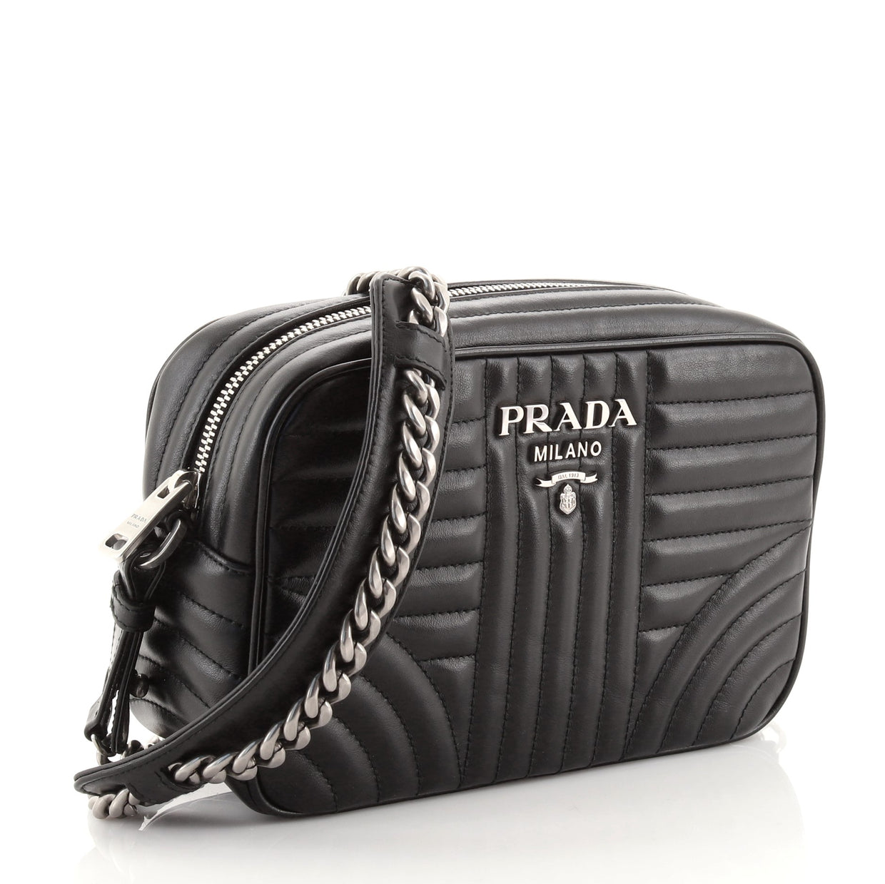 Prada Camera Bag Diagramme Quilted Leather Small 79674147 - Rebag