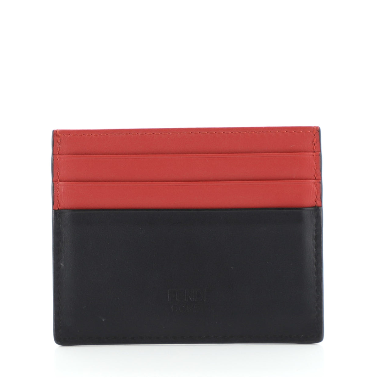 Fendi Monster Card Holder Leather 80973141 - Rebag