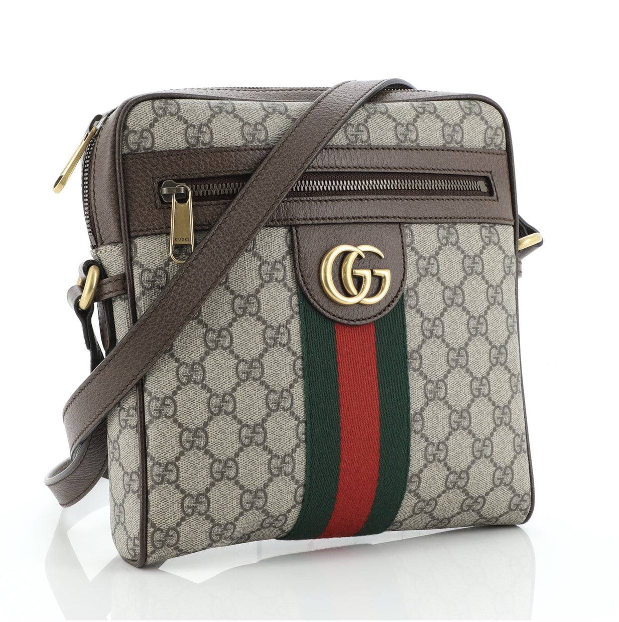 Gucci Ophidia Messenger Bag GG Coated Canvas Small Brown 81119209