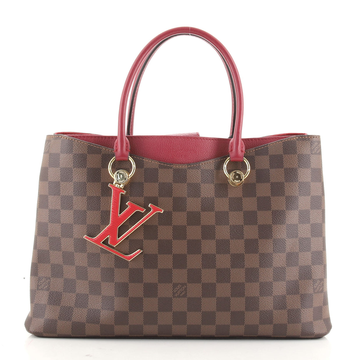 Louis Vuitton LV Riverside Handbag Damier Brown 812655