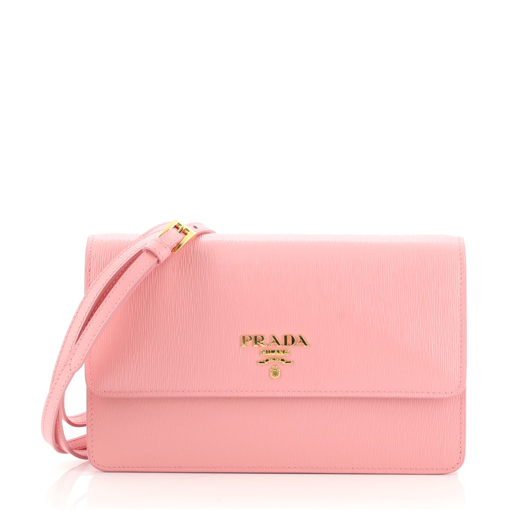 Prada Flap Crossbody Bag Vitello Move Small Pink 8269192