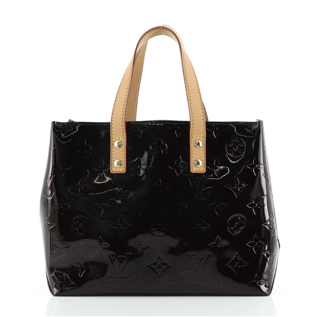Louis Vuitton Reade Handbag Monogram Vernis PM Red 8353710
