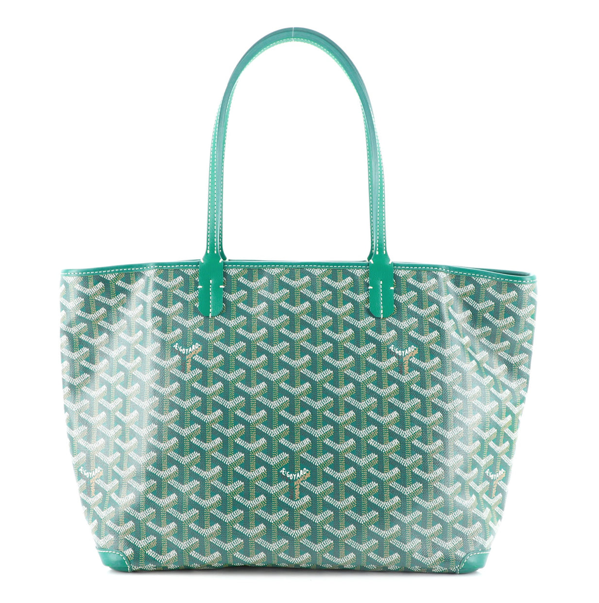 Goyard Artois Tote Coated Canvas PM Green 837003