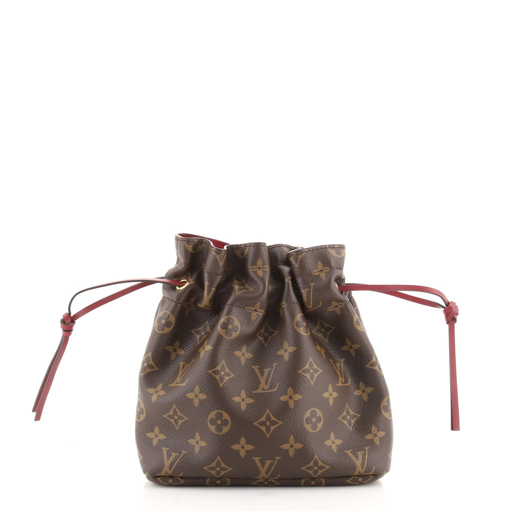 presse Skygge Smelte Louis Vuitton Noe Pouch Monogram Canvas Brown 83700478