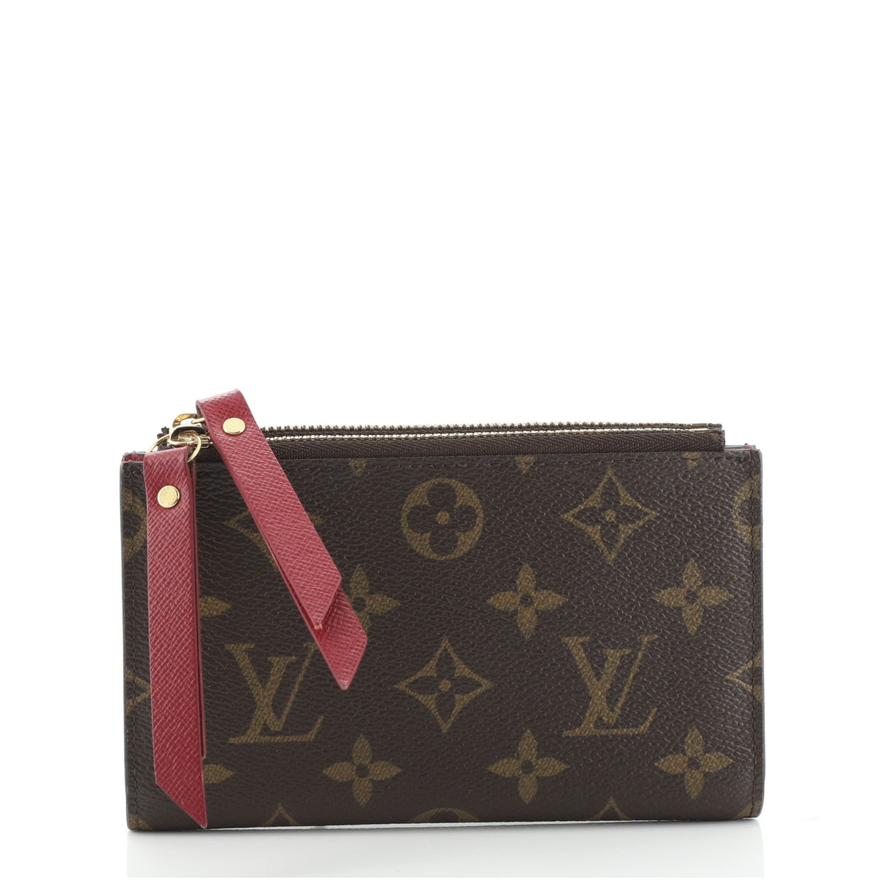 Louis Vuitton Adele Compact Wallet Monogram Canvas Brown 843831