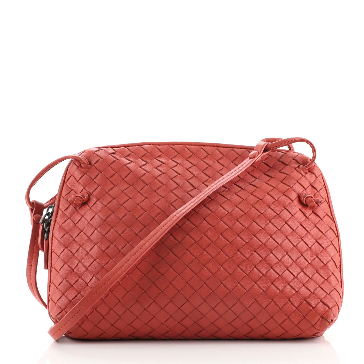 Bottega Veneta Nodini Crossbody Bag Intrecciato Nappa Small 854613 - Rebag