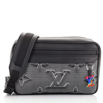 Louis Vuitton Limited Edition Monogram Titanium Messenger PM Shoulder Bag   eBay