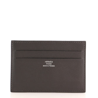 Hermès Gold Epsom Citizen Twill Card Holder