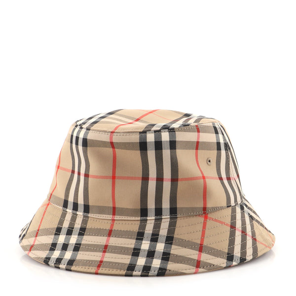 Burberry Bucket Hat Vintage Check Canvas Print 868911