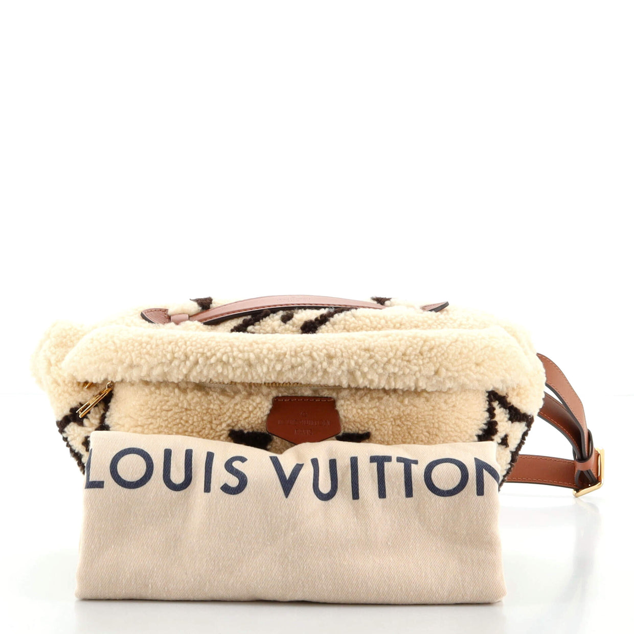 Louis Vuitton Bumbag Monogram Giant Teddy Fleece Blankets