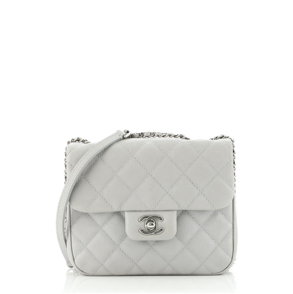 Chanel Urban Companion Bag Caviar Small Gray 873831