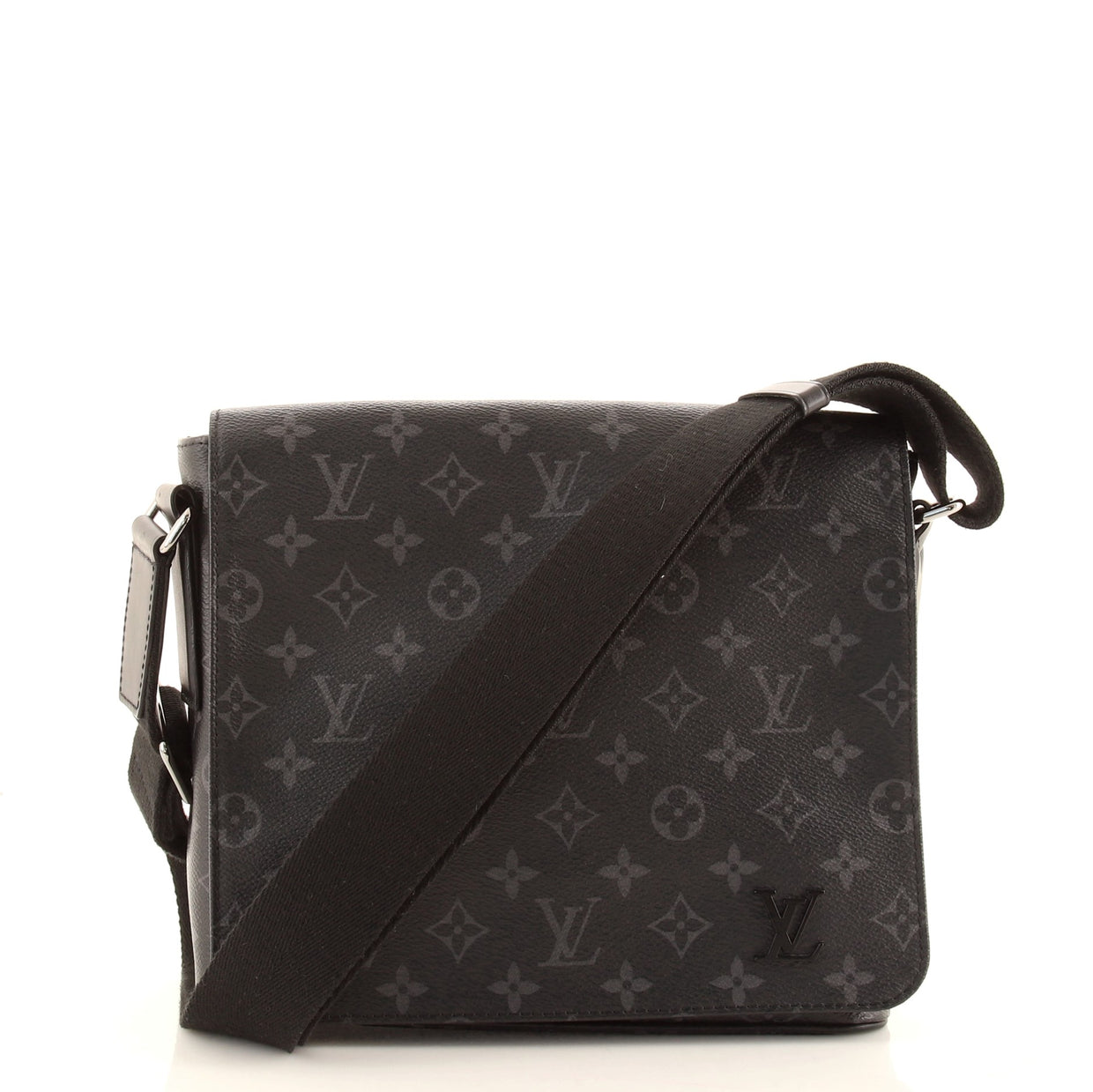 Louis Vuitton District Messenger Bag Monogram Eclipse Canvas PM at 1stDibs