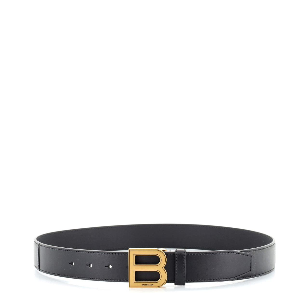 Balenciaga Hourglass Belt Leather Medium Black 887871