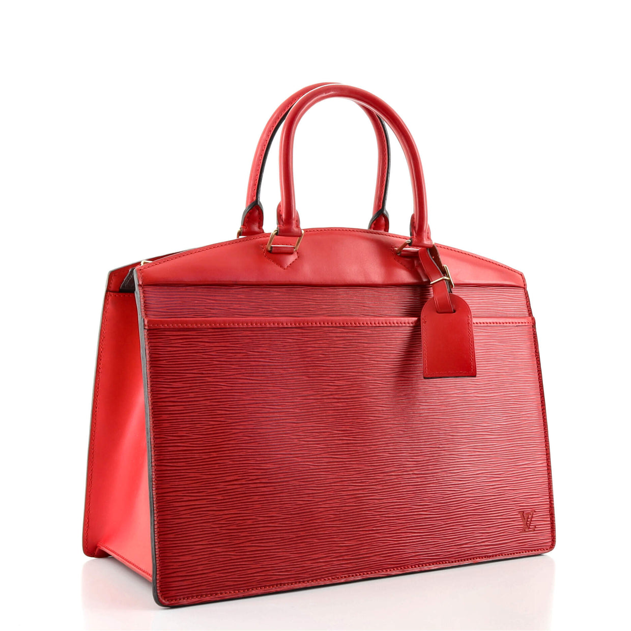 Louis Vuitton Riviera Handbag Epi Leather Red 925121