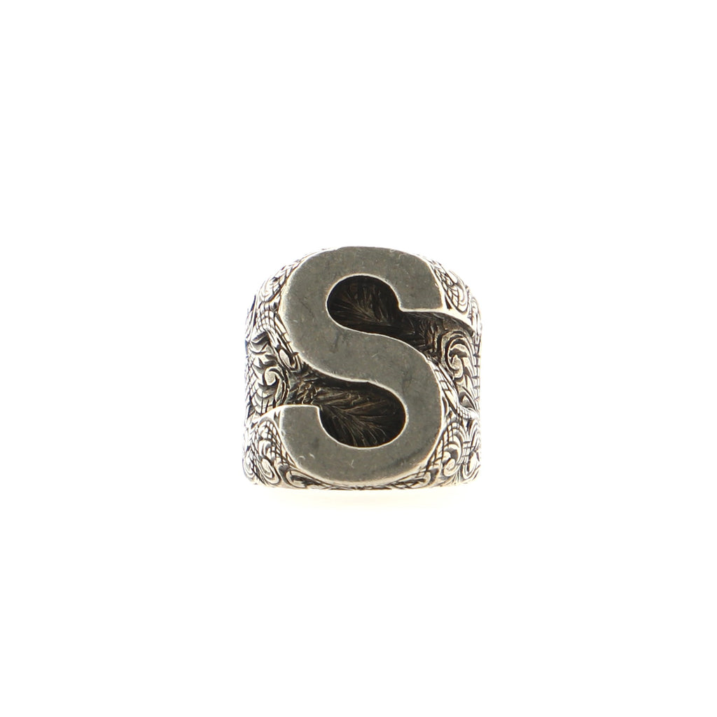 Gucci Letter RIng Sterling Silver Silver 928965