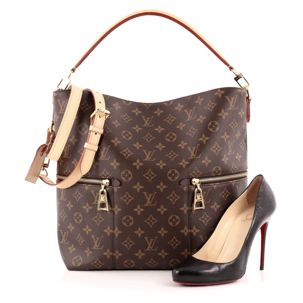 Buy Louis Vuitton Melie Handbag Monogram Canvas Brown 938301 – Rebag