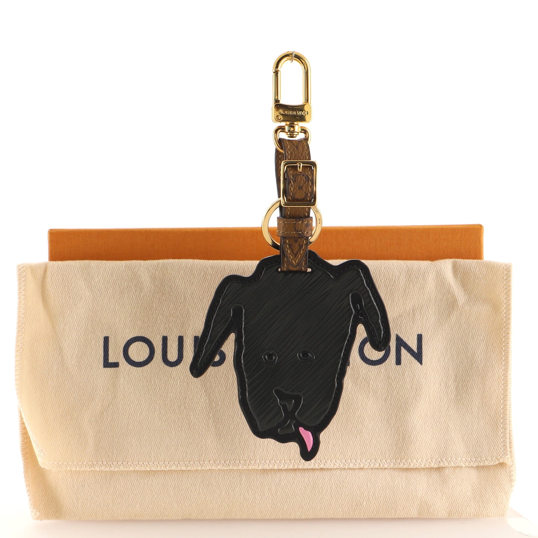 Limited Edition LV dog key chain